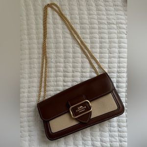 Brand new Coach canvas/leather bag